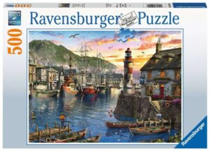 Puzzel bij de haven