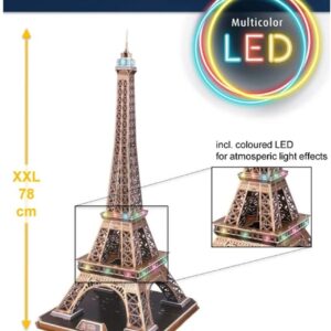 3D Puzzel Eiffeltoren LED      / G3 R7          (4009803001500)