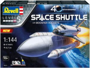 Space Shuttle with booster roc