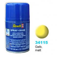 Spray geel mat                 / G1 R15         (4009803341156)