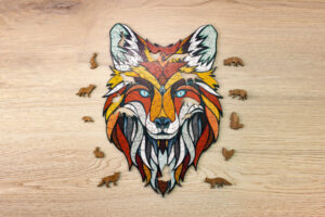 Houten Puzzel L FOX