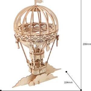 3D Houten puzzel Luchtballon   / G3-R28         (6946785110074)