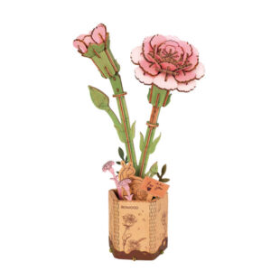 DIY Houten bloem Pink Carnatio /                (6946785119268)