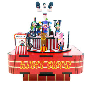 Circus Troupe Muziekdoosje DIY / G3-R30          (UL)(6971683350475)