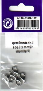 5 karabijnsluit. 12mm zkl.
