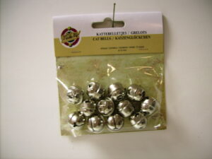 Kattebelletjes nikkel 15mm