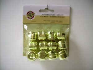 Kattebelletjes messing 20mm