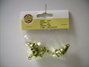 Klokjes messing 17mm
