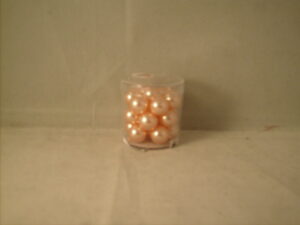 Glasparels 12mm SCHELP-ROZE