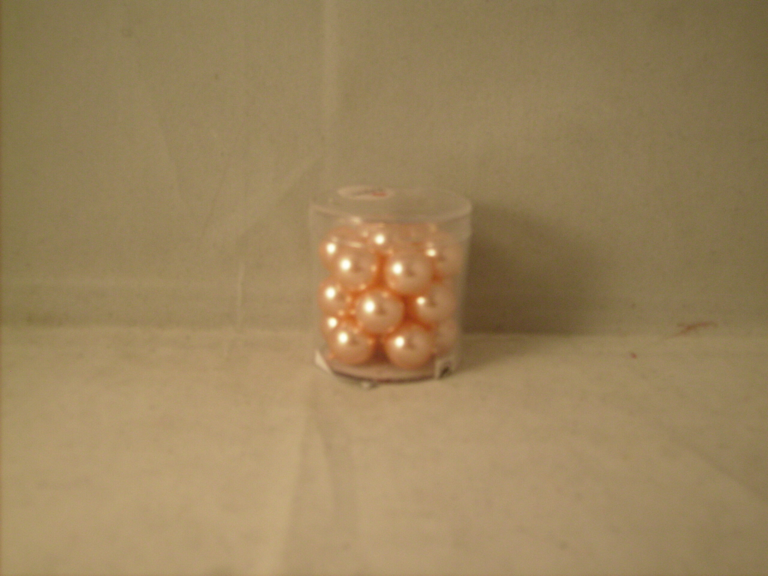 Glasparels 12mm SCHELP-ROZE