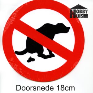 hier geen hondenpoep           / ACHTERWANDREK  (8711234128256)