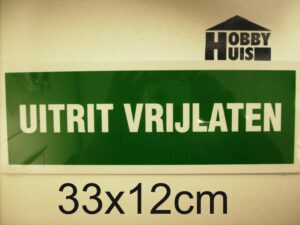 Uitrit vrijlaten