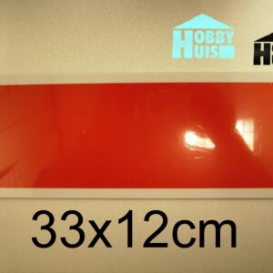 Rood bord zonder tekst         / ACHTERWANDREK  (             )