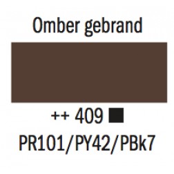 Spraypaint Omber gebrand