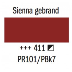 Spraypaint Sienna gebrand