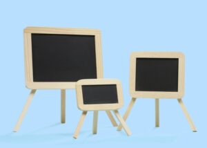 Schoolbordje 8.5x5.5x10 cm.