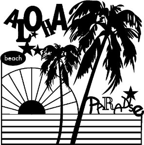 *Sjabloon Aloha Paradise