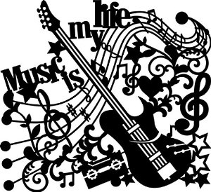 *Sjabloon Music is my life