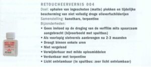 Retoucheervernis