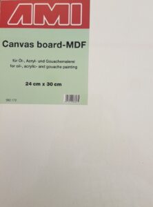 Canvasboard MDF 24x30cm 3.2mm