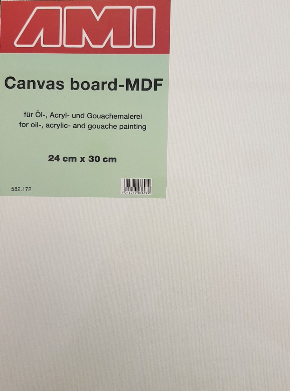 Canvasboard MDF 24x30cm 3.2mm