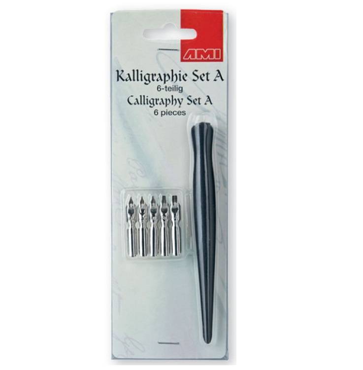 Kalligrafie set A 6 delig