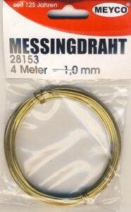 Messingdraad 1mm