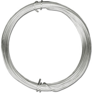 Zilverdraad met koperkern 1mm