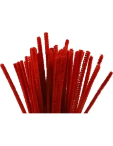 Chenilledraad ROOD 9mm