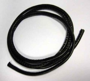 1mtr leerkoord 4mm zwart