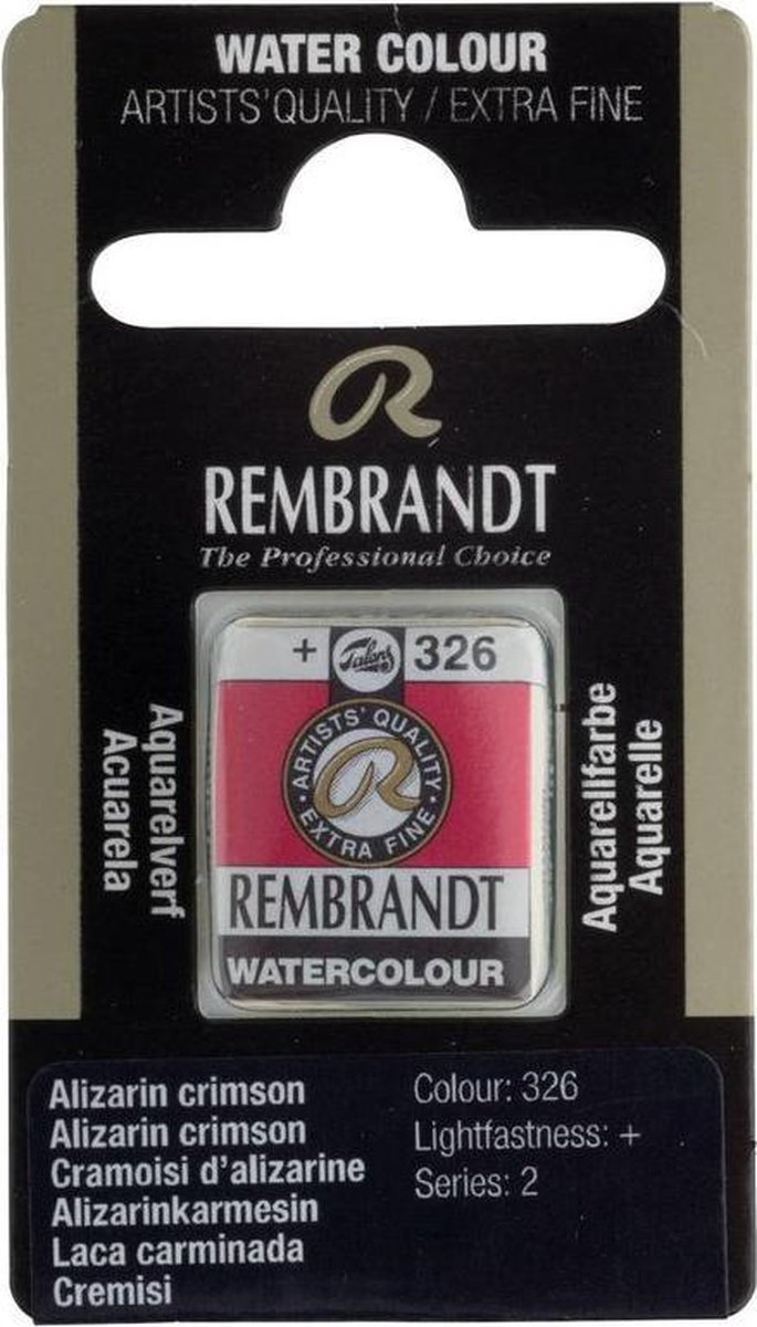 Rembr.Aquarel Half napje 326