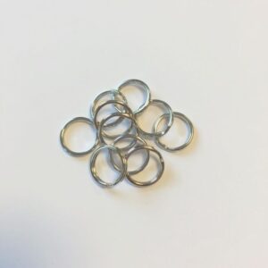 10 sleutelringen 15mm