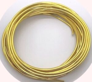 Aluminiumdr.goud 2mm