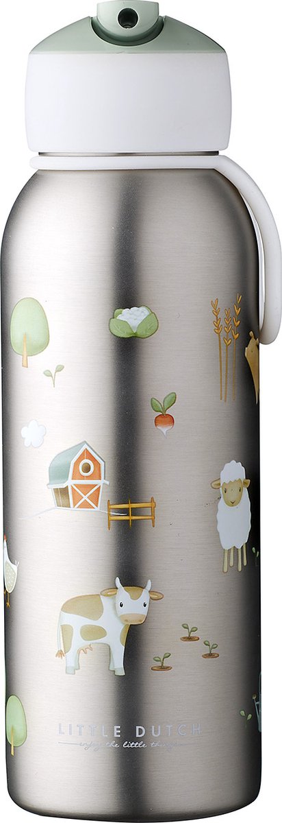 Farm Isoleerfles 350ml flip-up
