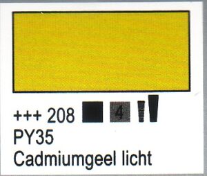 208 Cadmiumgeel licht Amst. Ac