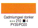 210 Cadmiumgeel donker Oliev.