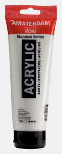 Amst.acryl 250ml zinkwit