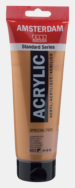 Amsterd.Acryl250ml donkergoud