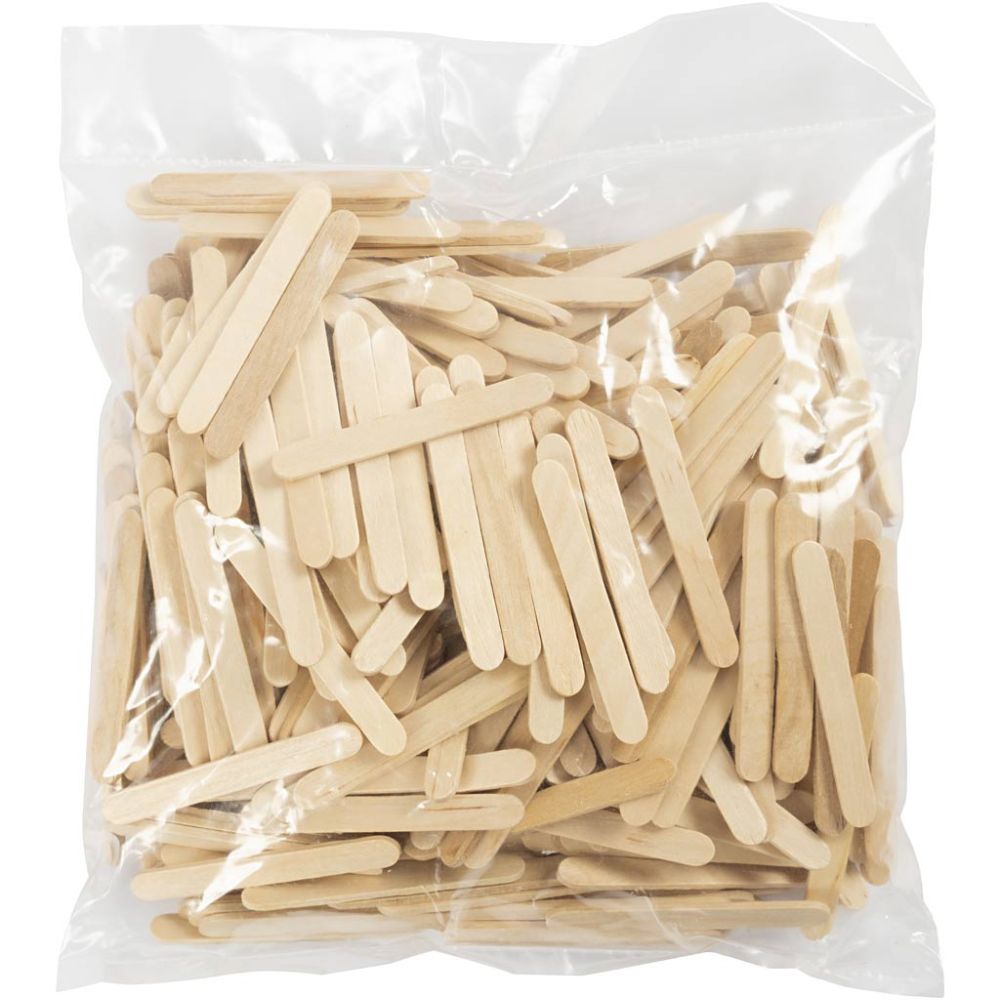 400 mini lolly sticks 55x6mm