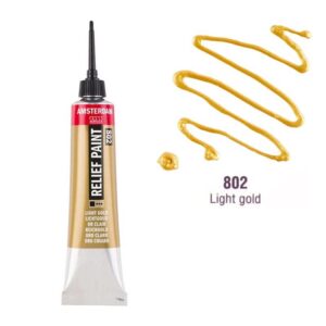 Reliefpaint Lichtgoud 20ml