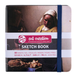 Schetsboek Melkmeisje 12x12cm